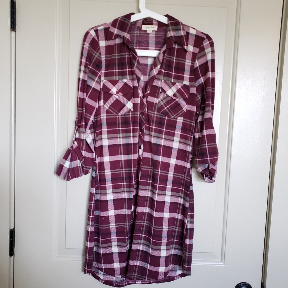 Plaid print Dress